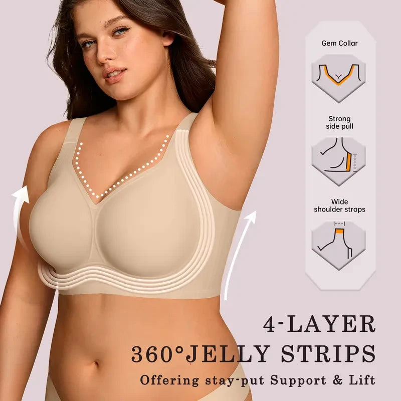 Wireless Jelly T-Shirt Bra