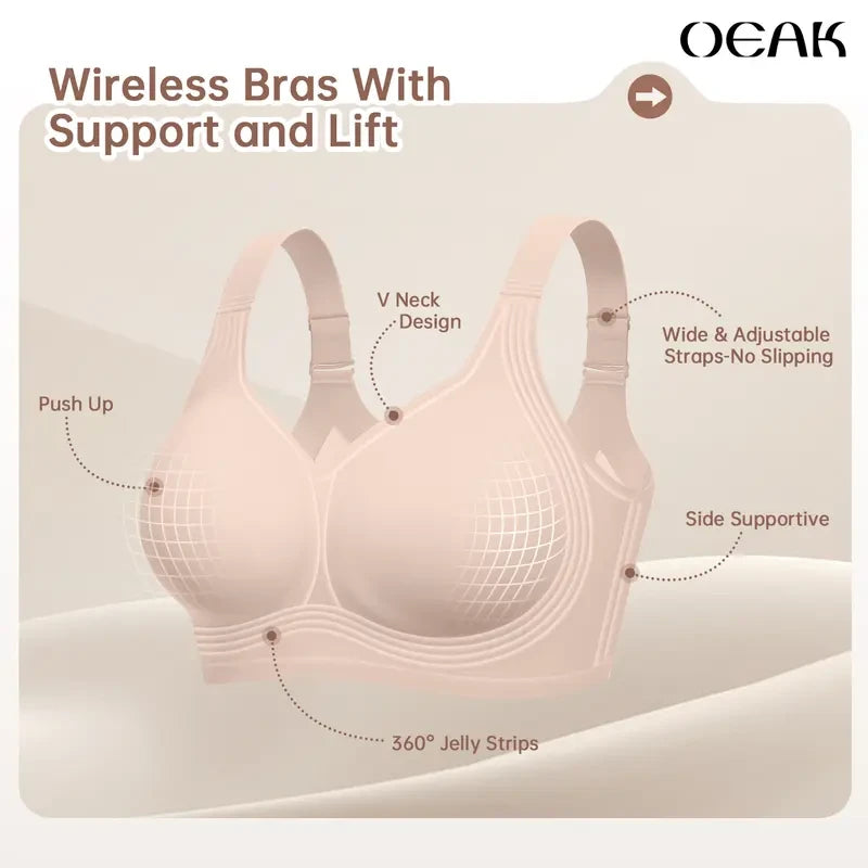 Wireless Jelly T-Shirt Bra