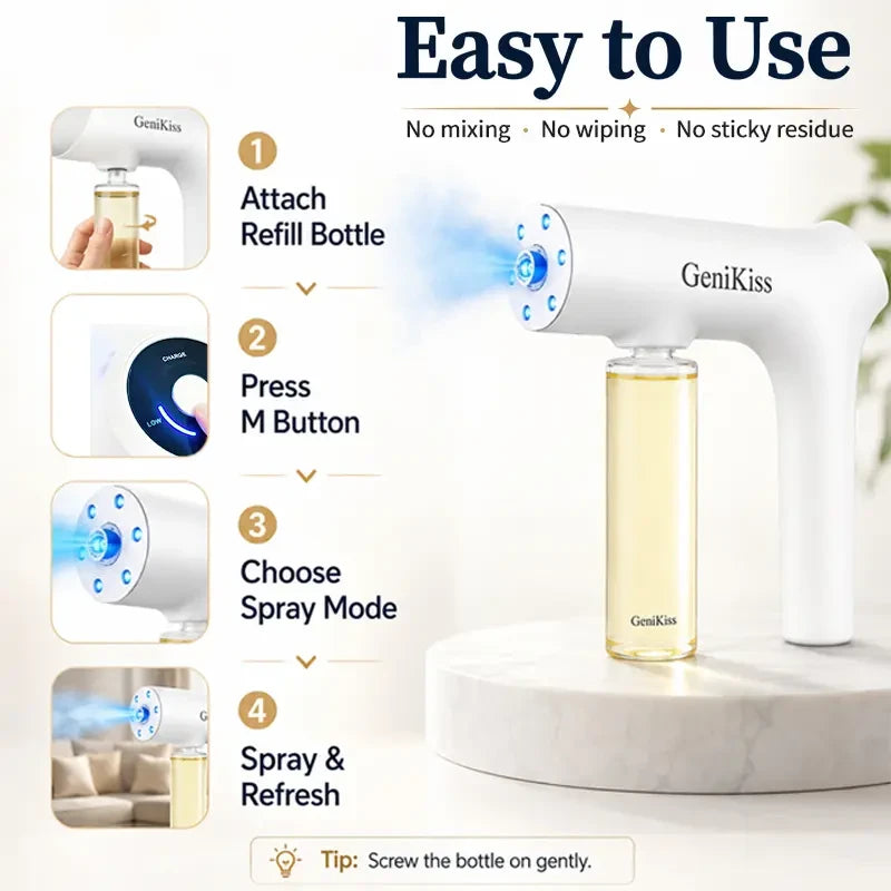 GeniKiss Nano Blue Light Probiotic Deodorizer