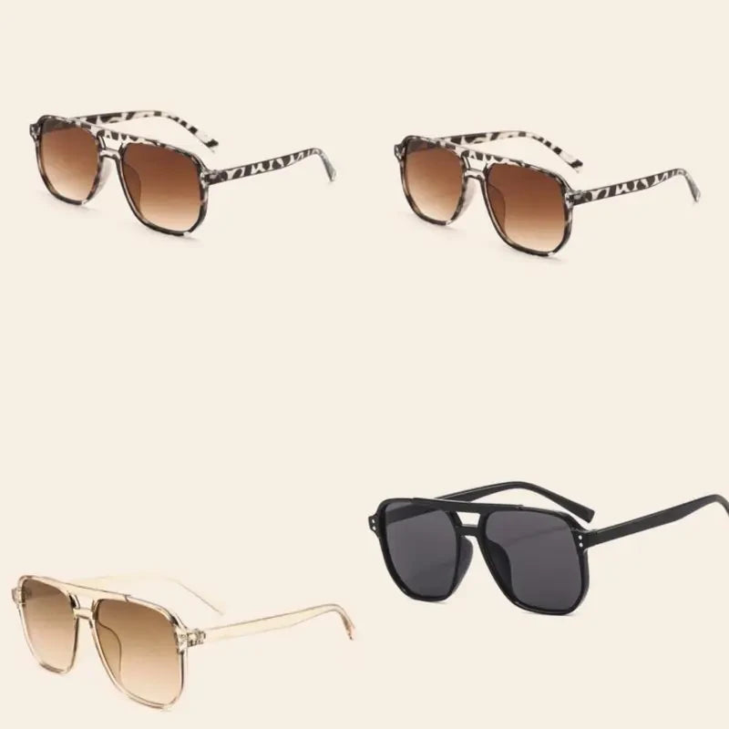 Y2K Aviator Sunglasses Set