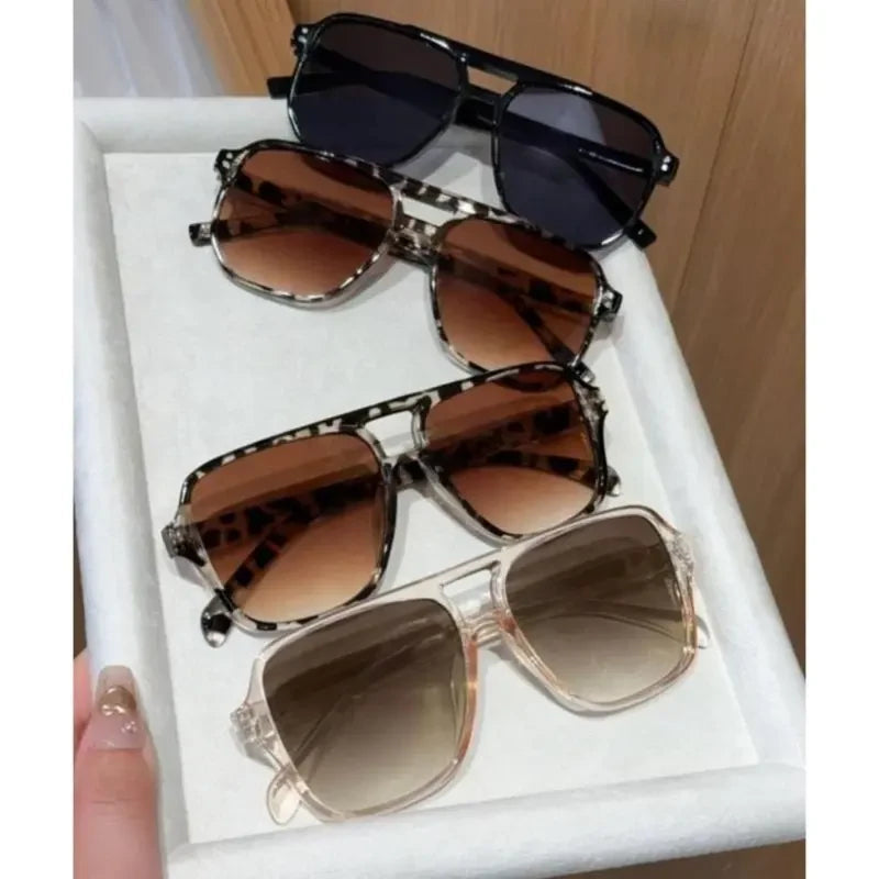 Y2K Aviator Sunglasses Set