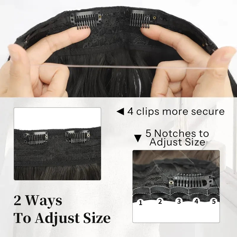 Invisible Wire Wavy Halo Hair Extension