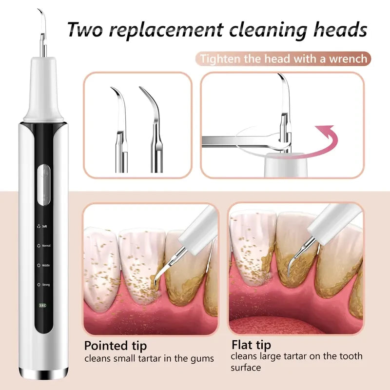 Electric Dental Scaler for At-Home Plaque Removal
