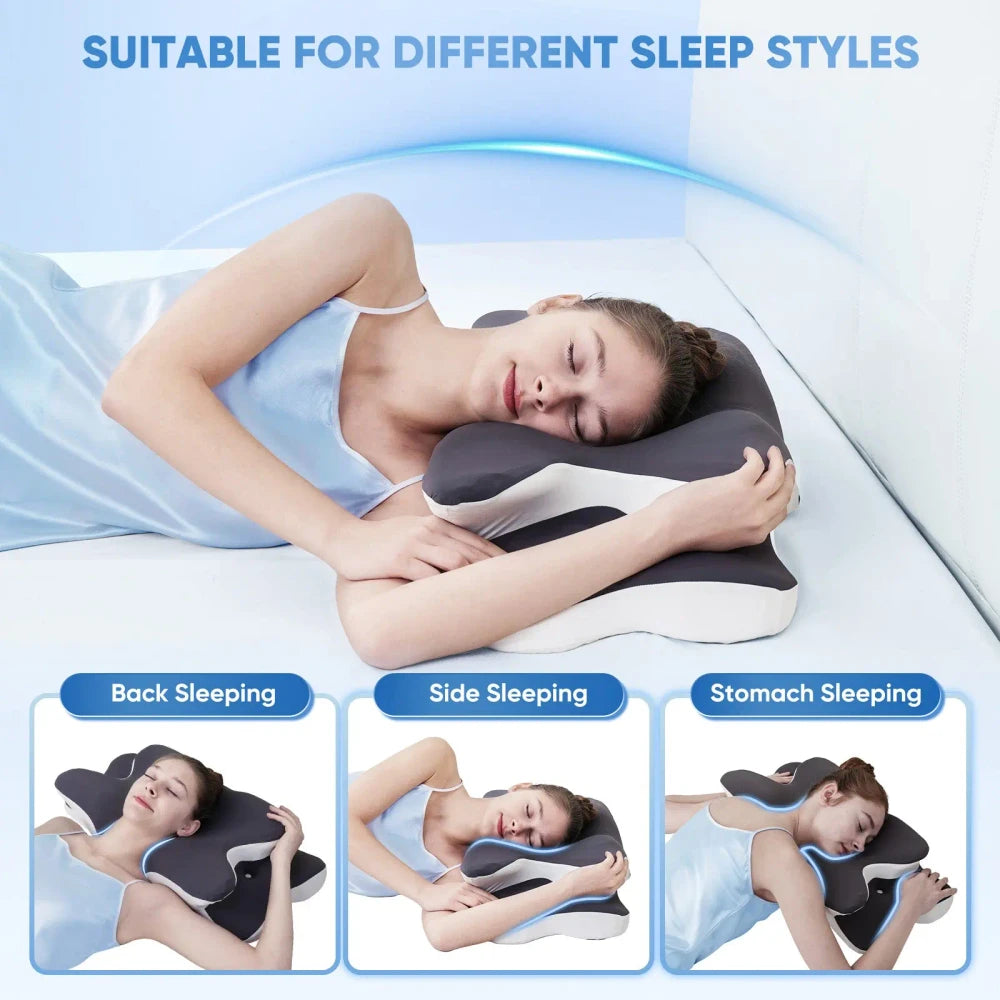 Contoured Memory Foam Neck Pillow