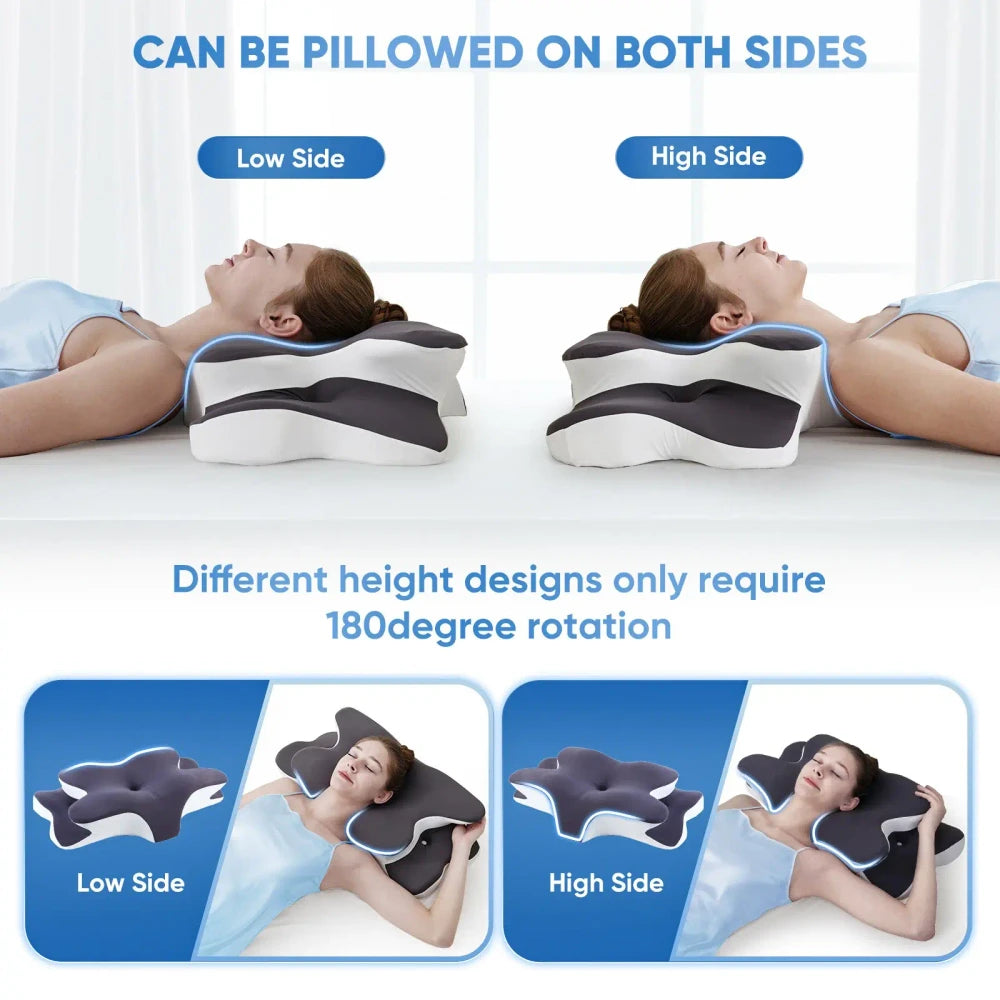 Contoured Memory Foam Neck Pillow