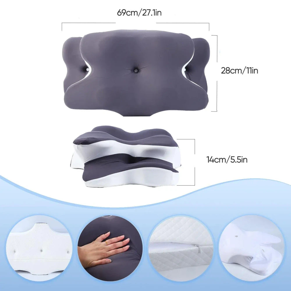 Contoured Memory Foam Neck Pillow
