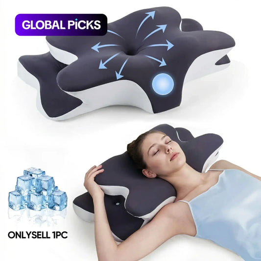 Contoured Memory Foam Neck Pillow