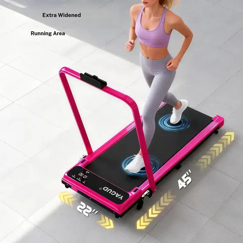 Foldable Handrail Walking Pad Treadmill