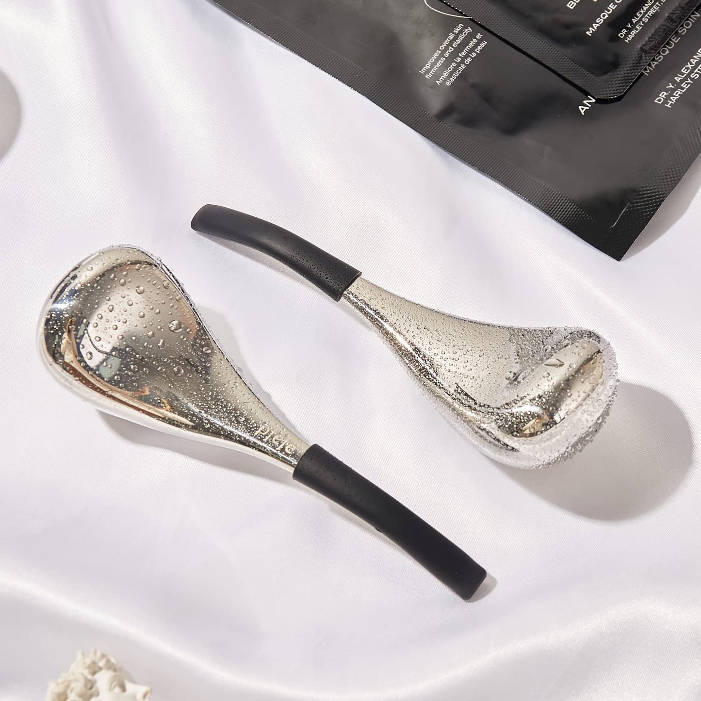 Ice Globes Facial Skin Care Tools for Women Face Eyes, Stainless Steel Face Beauty Cryo Sticks for Girls Ladies, Esthetician Supplies Cooling Spa Globes Cold Roller with Storage Case | Ice Facial Massage, Puffy Eye Relief, Beauty Routine, Storage Case Included, Facial Skincare Tool, Esthetician Supplies