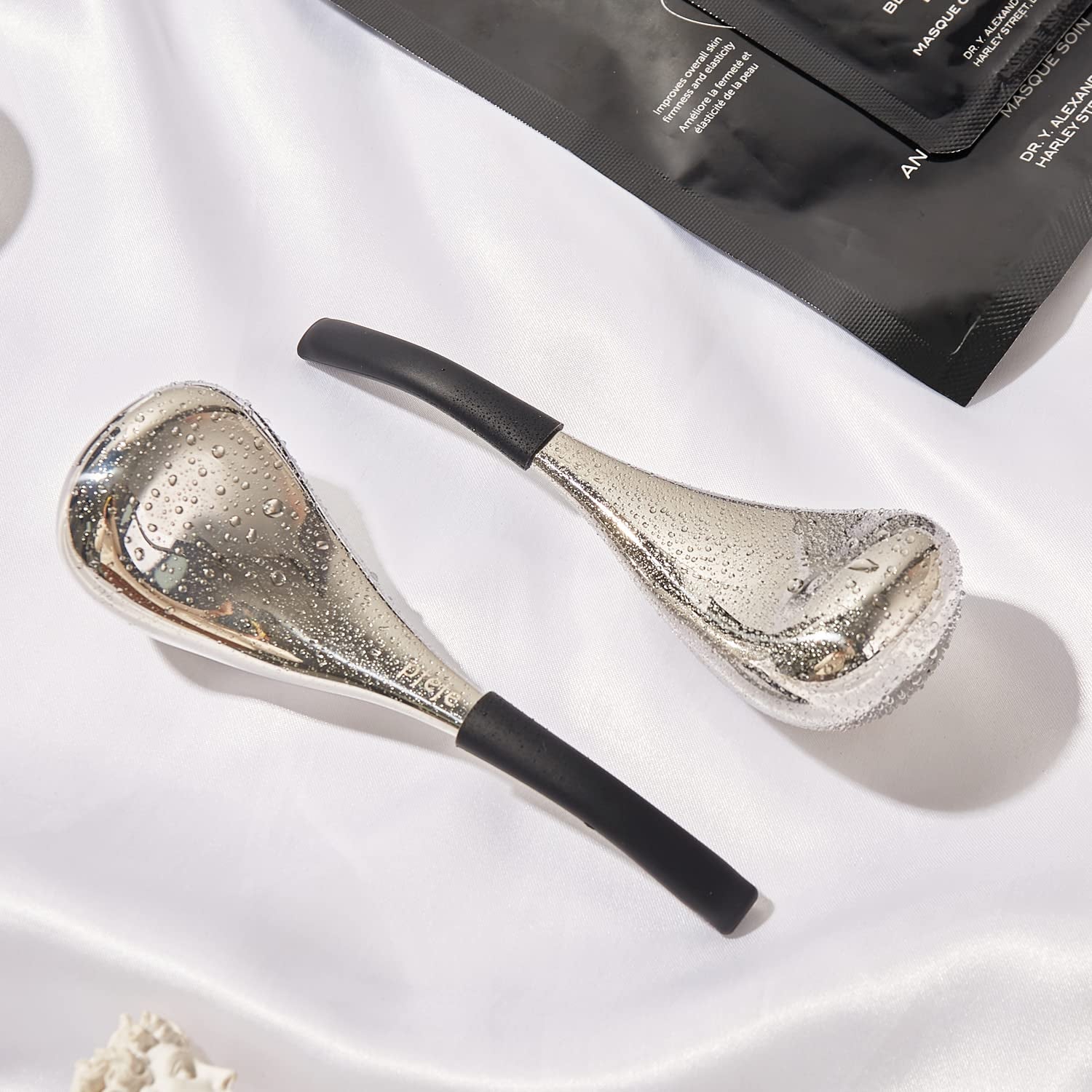 Ice Globes Facial Skin Care Tools for Women Face Eyes, Stainless Steel Face Beauty Cryo Sticks for Girls Ladies, Esthetician Supplies Cooling Spa Globes Cold Roller with Storage Case | Ice Facial Massage, Puffy Eye Relief, Beauty Routine, Storage Case Included, Facial Skincare Tool, Esthetician Supplies